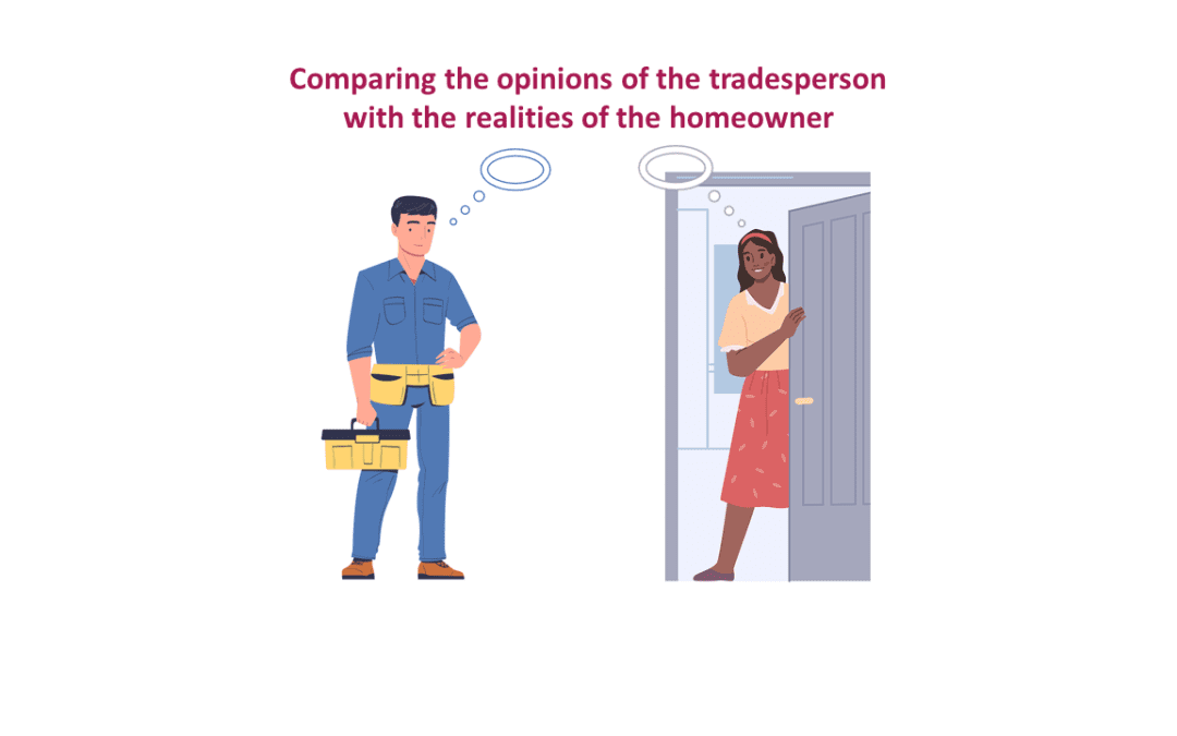 Homeowner concerns when appointing a tradesperson